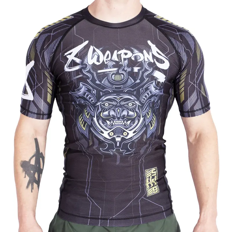 RASHGUARD 8 WEAPONS SAMURAI - 8 WEAPONS
