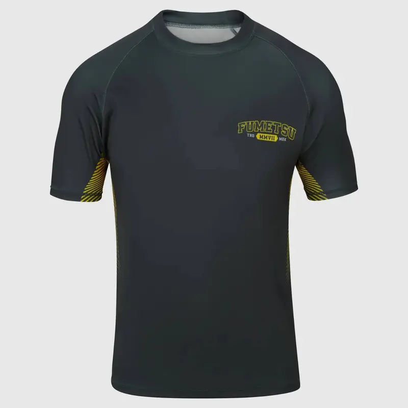 Rashguard À Manches Courtes Fumetsu Varsity - Gris
