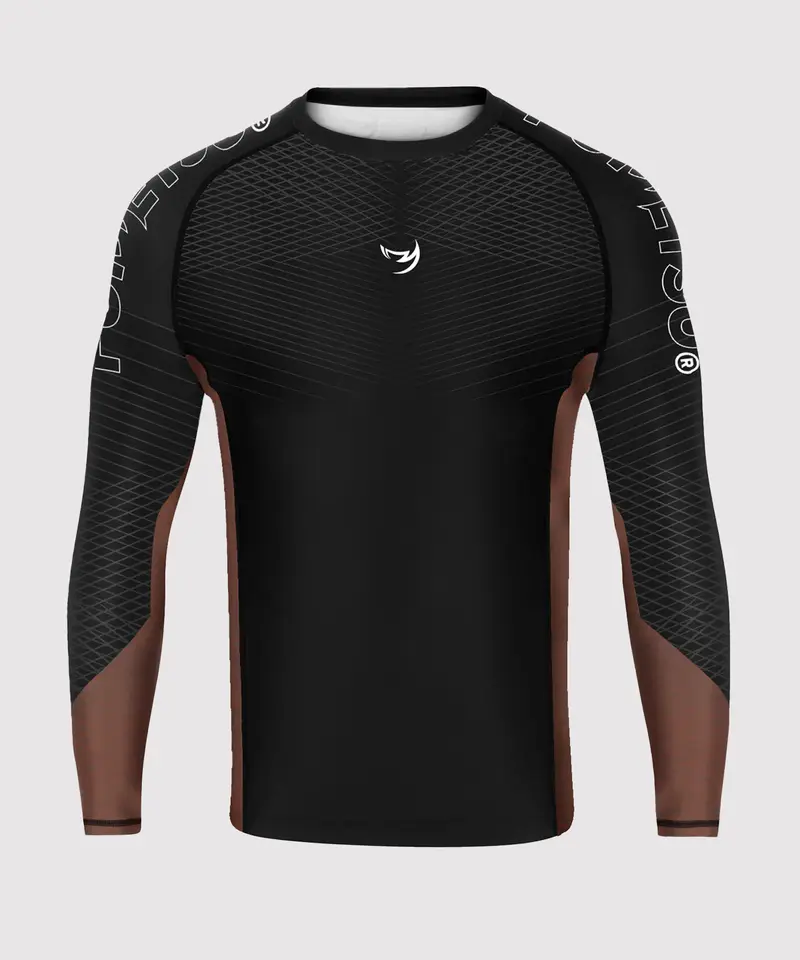 Rashguard À Manches Longues Fumetsu Competitor Mk2 - Noir/Marron