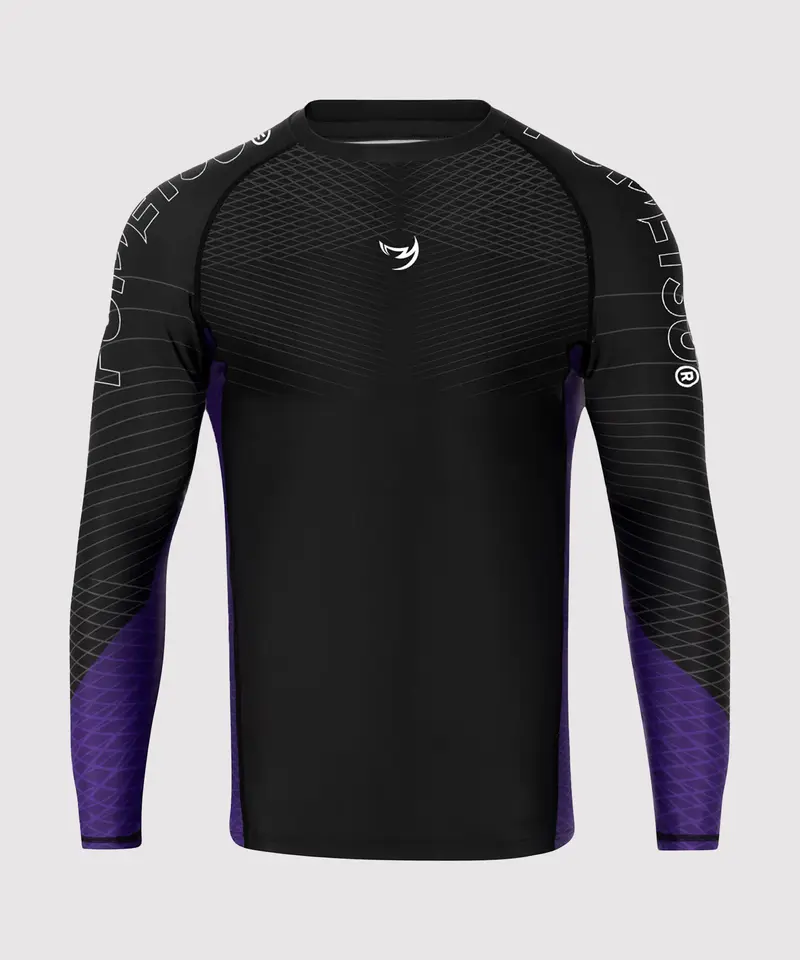 Rashguard À Manches Longues Fumetsu Competitor Mk2 - Noir/Violet