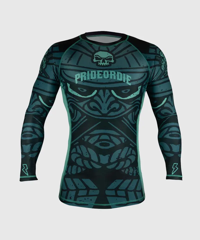 Rashguard À Manches Longues Pride Or Die Samurai - Noir