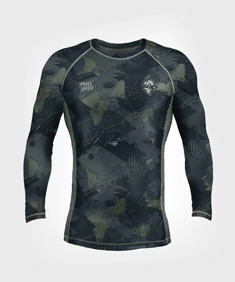 Rashguard À Manches Longues Pride Or Die Shadow - Noir