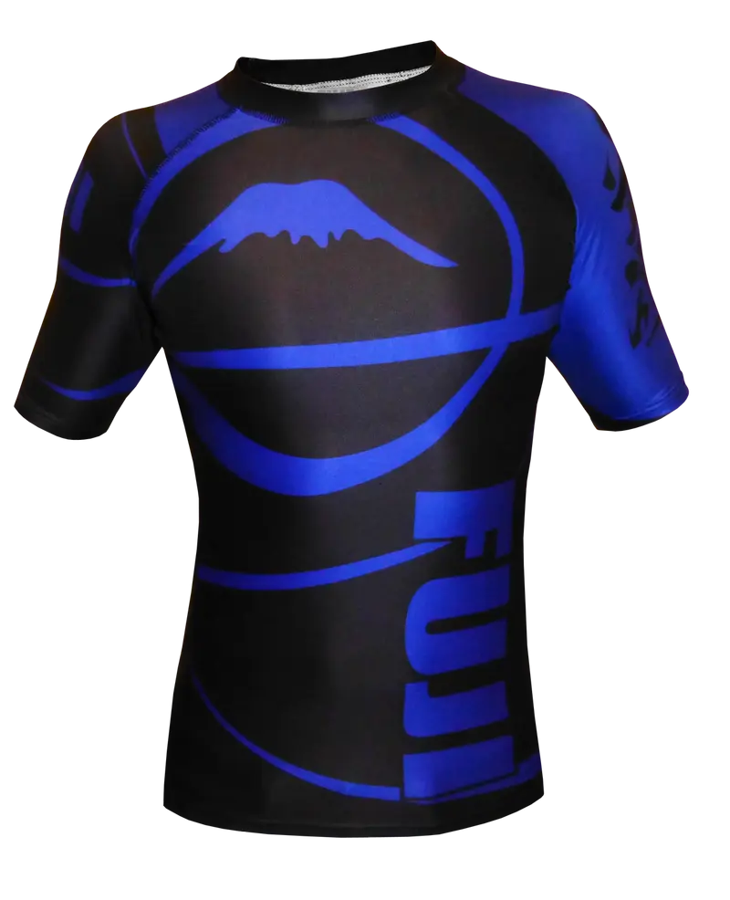 Rashguard Fuji Sports Freestyle IBJJF Ranked - Manches courtes - Bleu
