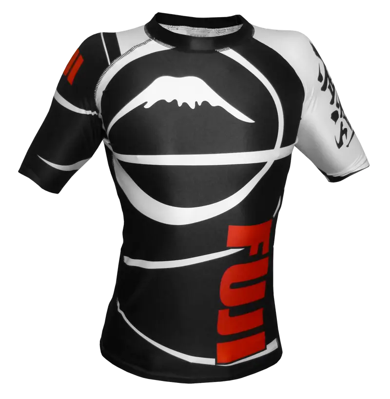 Rashguard Fuji Sports Freestyle IBJJF Ranked - Manches courtes - Noir