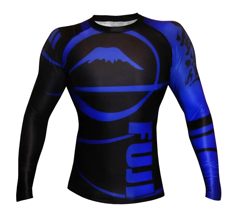 Rashguard Fuji Sports Freestyle IBJJF Ranked - Manches longues - Bleu
