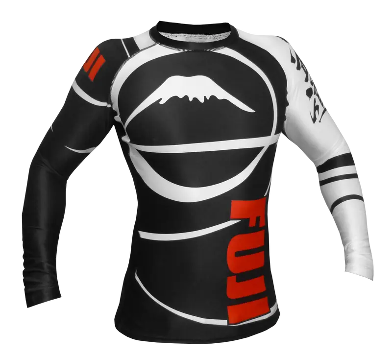 Rashguard Fuji Sports Freestyle IBJJF Ranked - Manches longues - Noir