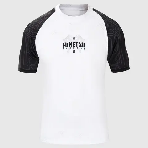 Rashguard Fumetsu Berserker - Manches Courtes - Blanc/Noir