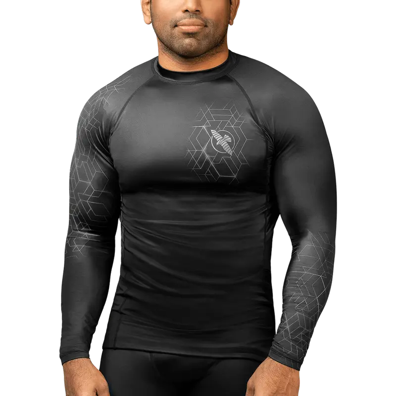 Rashguard Hayabusa Geo Manches longues - Gris