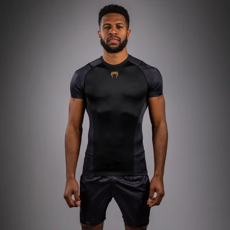 Rashguard Manches Courtes Venum x Assassin's Creed Shadows - Noir