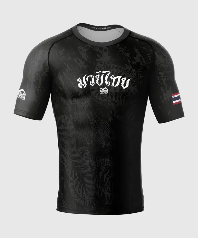 Rashguard Phantom Athletics Muay Thai - Noir