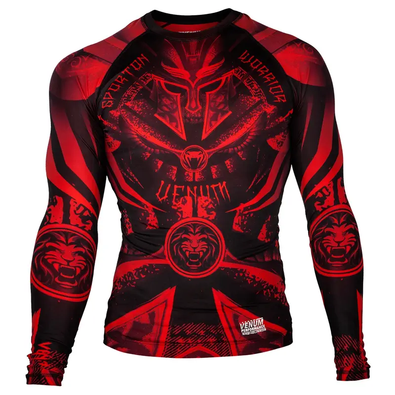 Rashguard Venum Gladiator 3.0 Red Devil - Manches longues