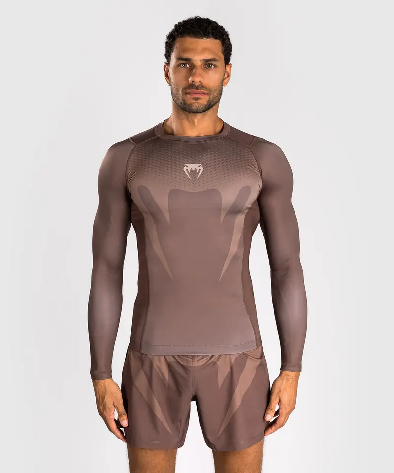 Rashguard Venum No Gi - Marron Chocolat