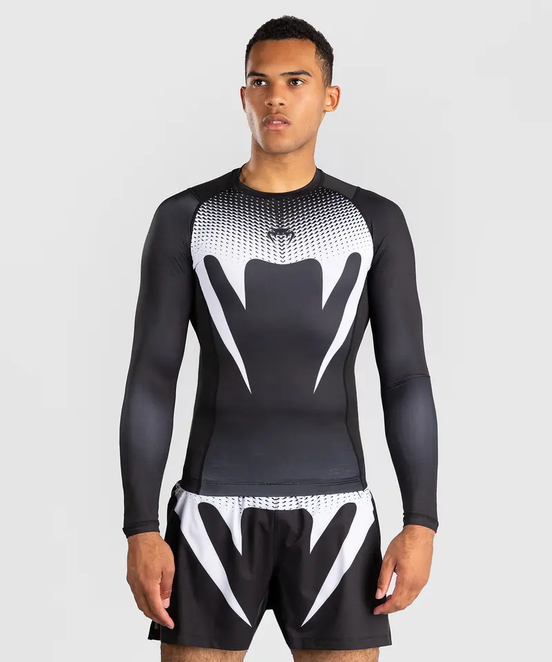 Rashguard Venum No Gi - Noir/Blanc