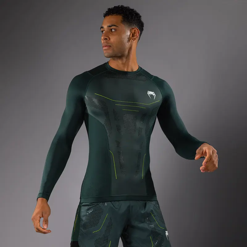 Rashguard Venum Technical 3.0 - Vert Forêt