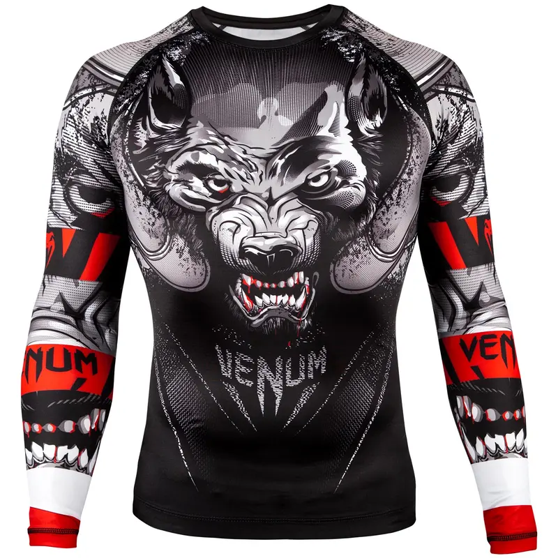Rashguard Venum Werewolf - Manches longues - Noir/Gris