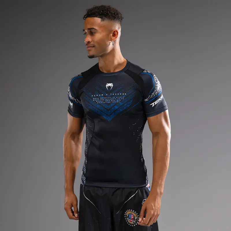 Rashguard Venum x TEKKEN 8 - Paul Phoenix - Noir/Bleu