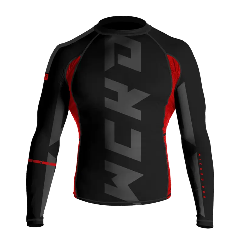 Rashguard Wicked One Reset - Noir/ Rouge