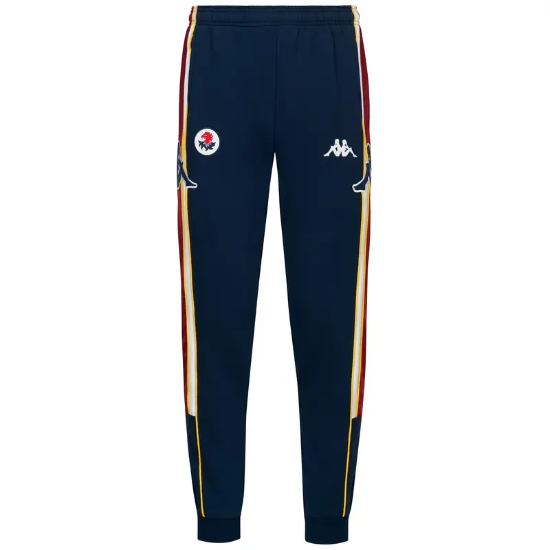 REBUNSET GENOA - Pants - Sport Trousers - Man - Blue Dk-Red Dk-White-Yellow