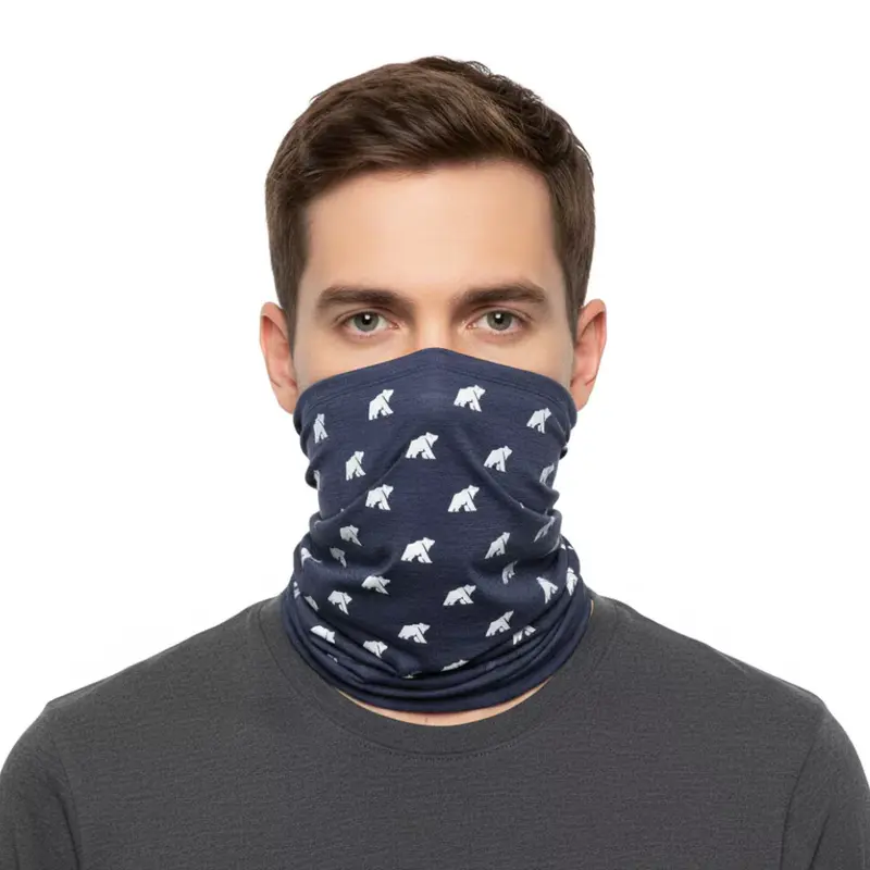 Reversible Merino Neck gaiter