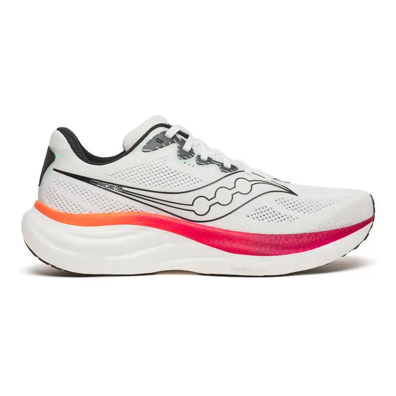 Ride 19 Chaussure de running sans stabilisateurs Hommes-blanc, corail