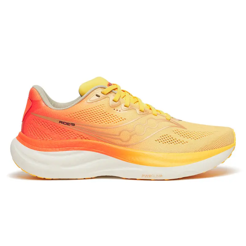 Ride 19 Chaussure de running sans stabilisateurs Hommes-jaune, orange