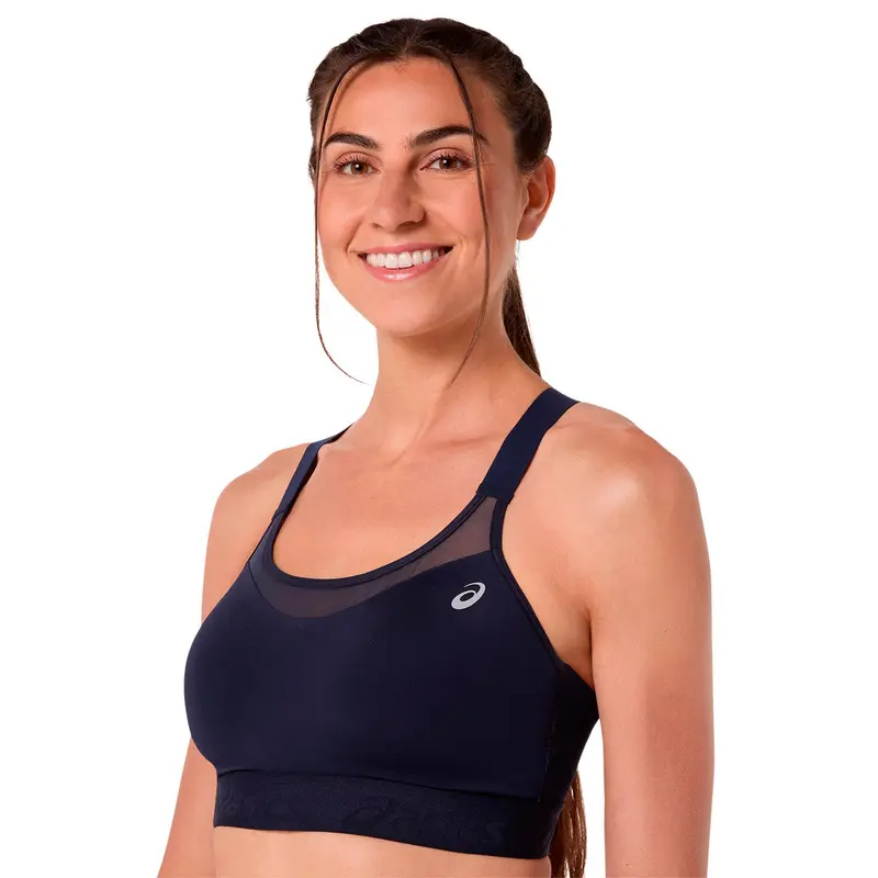 Road Compression Soutien-gorge sport Femmes-bleu foncé