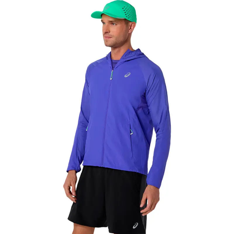 Road Packable Jacket Veste running Hommes - bleu, vert