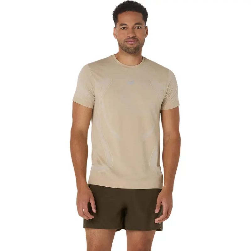 Road Seamless Maillot de course Hommes-beige