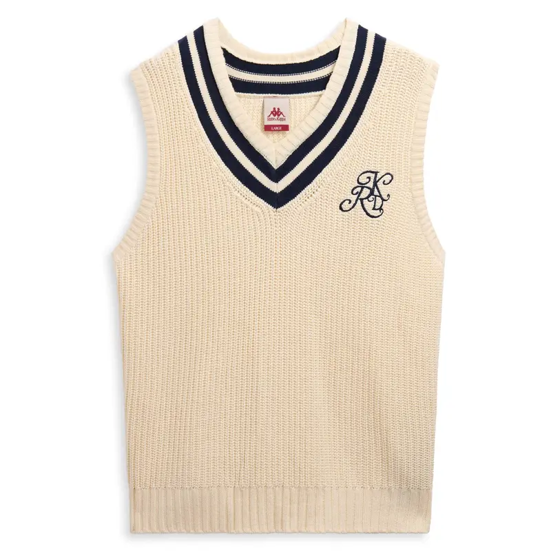 ROBE GIOVANI ATHOLL - Knitwear - Vest - Man - White Mastice-Blue Marine