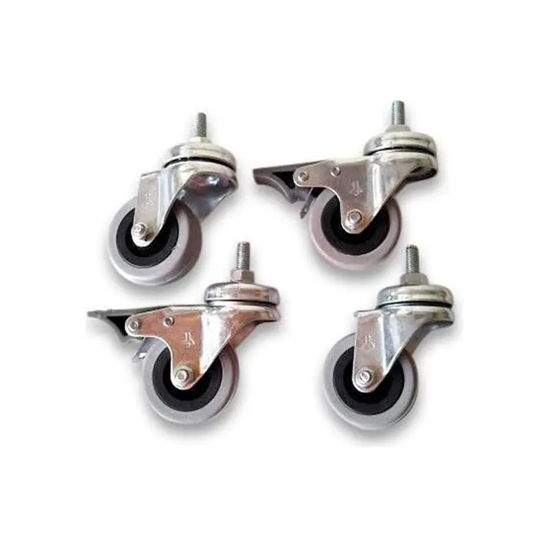Rollen Set Für Standard Trépied-Argent,Noir