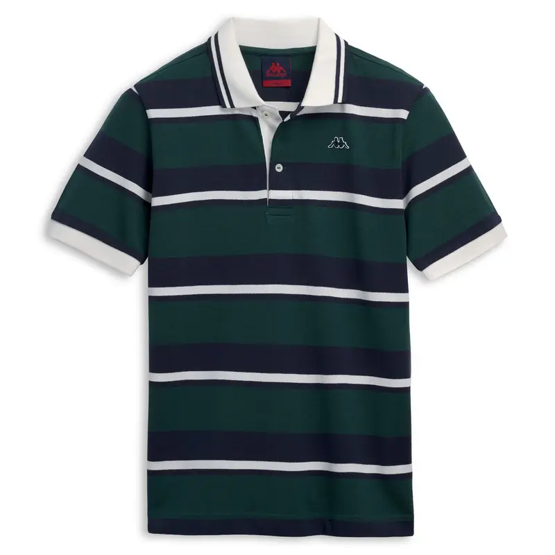 ROMANOV - Polo Shirts - Polo - Man - Green June-Blue Iris-White Cloud
