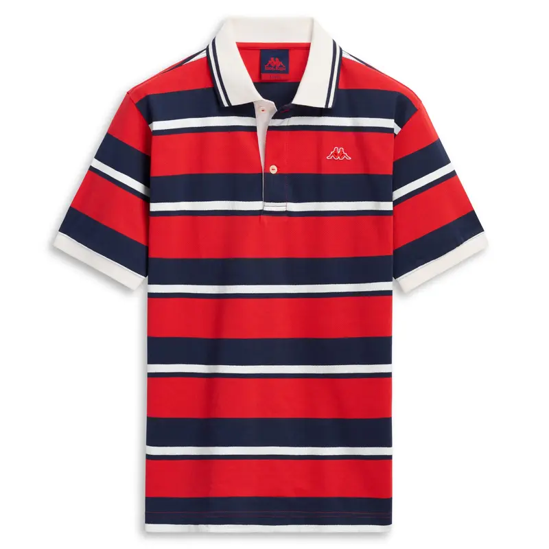 ROMANOV - Polo Shirts - Polo - Man - Red Md Coral-Blue Iris-White Cloud