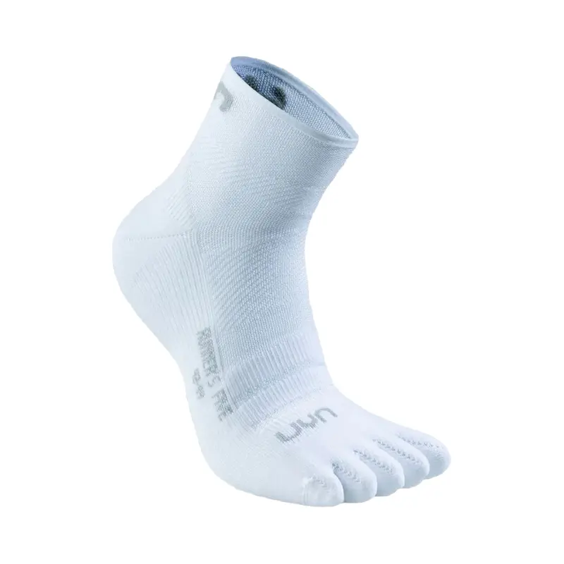 Runner'S Five Low Cut Chaussettes De Running Hommes-Blanc