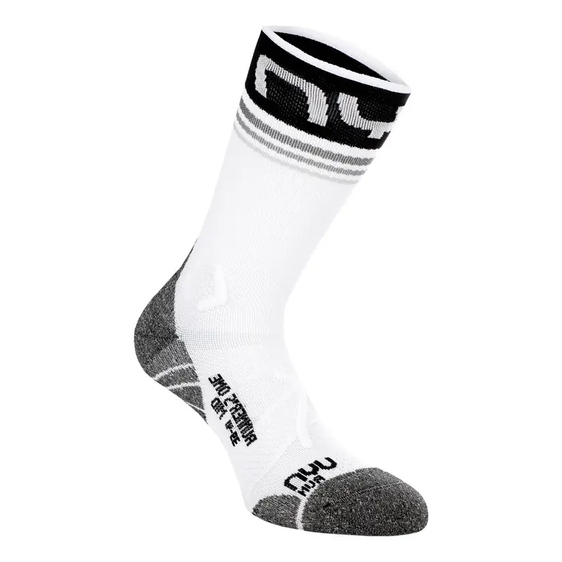 Runner's One Chaussettes De Running Hommes-Blanc,Noir
