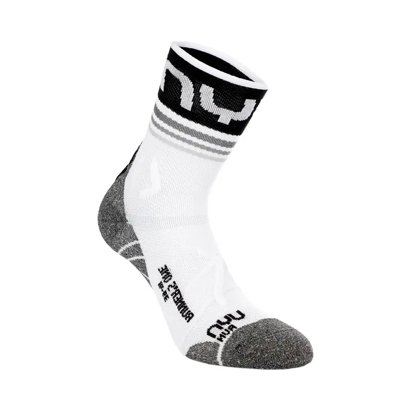 Runner's One Short Chaussettes De Running Femmes-Blanc,Noir