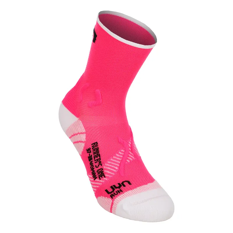 Runner's One Short Chaussettes de running Femmes - pink, blanc