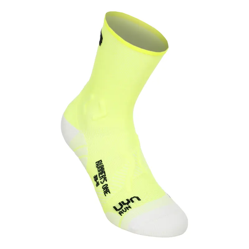 Runner's One Short Chaussettes de running Hommes - jaune, blanc