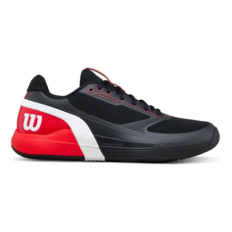 Rush Pro 5 Chaussures toutes surfaces Hommes-noir, rouge fluo