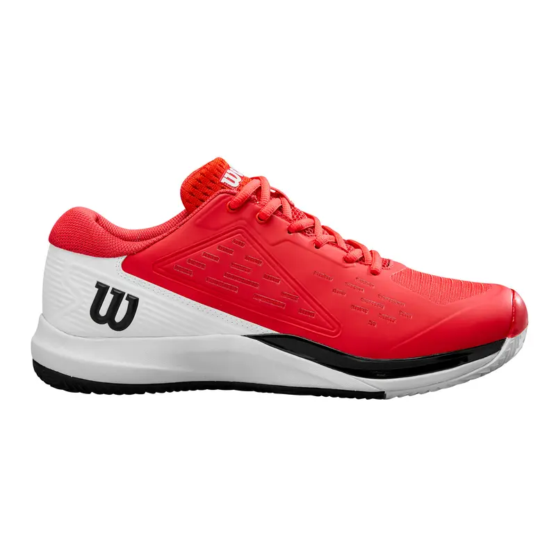 Rush Pro Ace Chaussure Terre Battue Hommes-Rouge,Blanc
