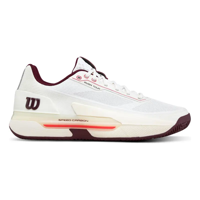 Rush Tour 5 Chaussures toutes surfaces Hommes-blanc, rouge vin