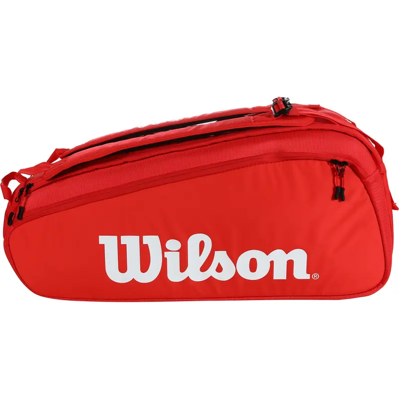 SAC WILSON SUPER TOUR RED (9 RAQUETTES)