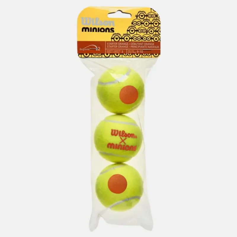 Sachet de 3 balles Wilson Minions Stage 2