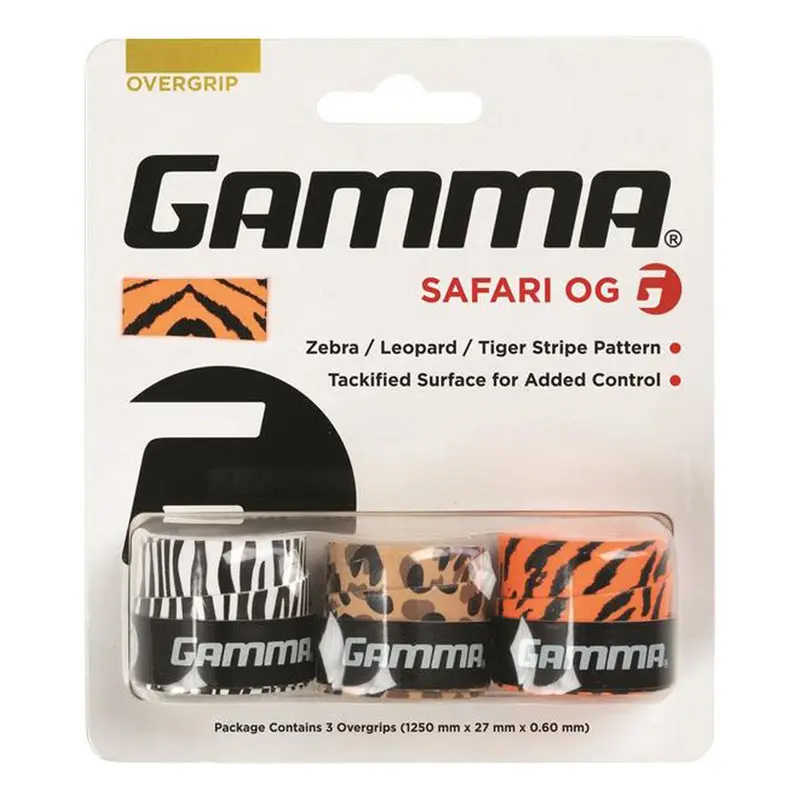Safari  zebra, leopard, tiger Pack de 3 - blanc