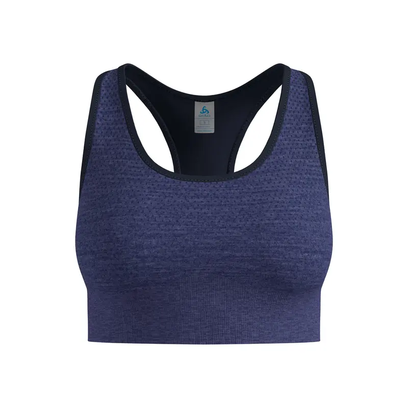 Seamless Medium Padded Sport Soutien-gorge sport Femmes-bleu