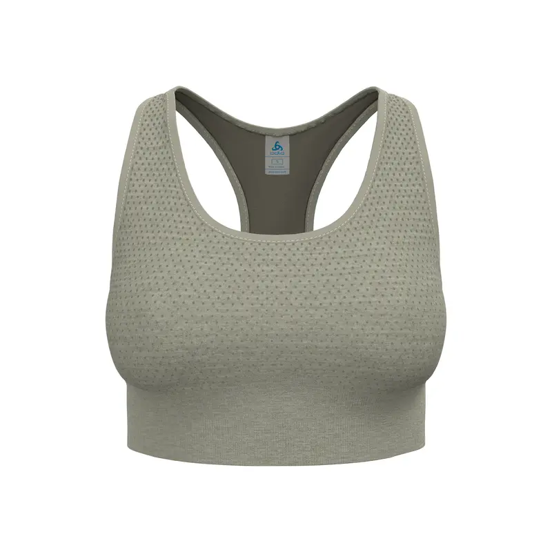 Seamless Medium Padded Sport Soutien-gorge sport Femmes-kaki