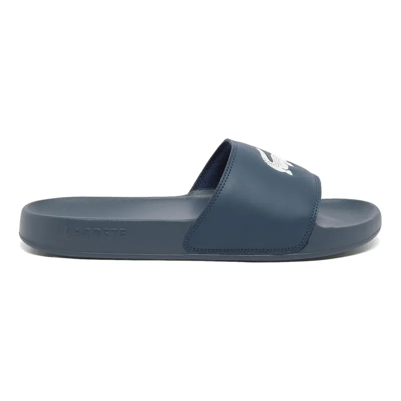 Serve Slide Tongs - bleu foncé, blanc