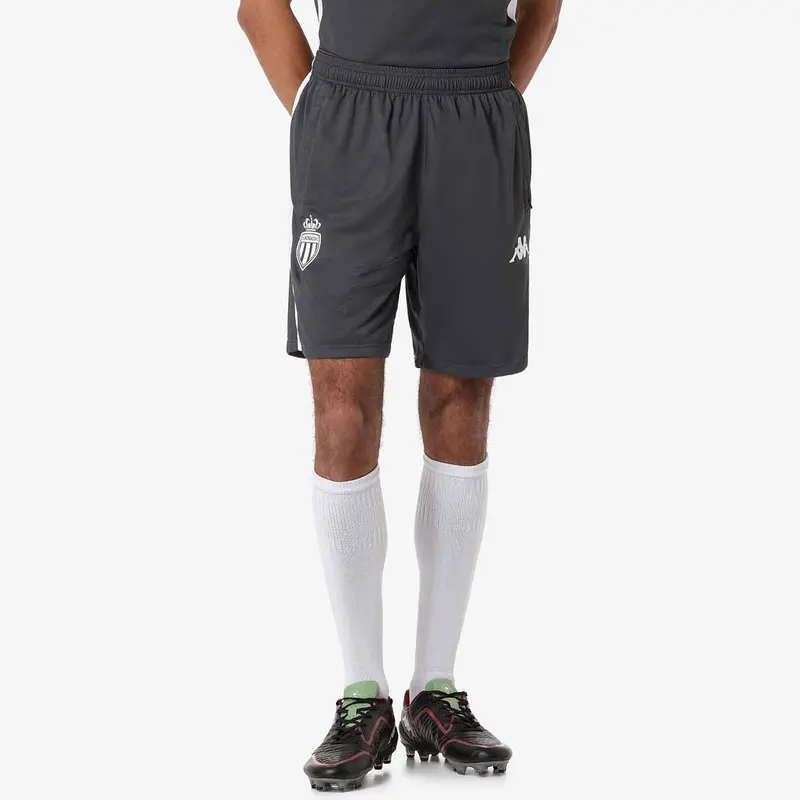 Short Ahorazip Pro 8 AS Monaco 24/25 Gris Homme