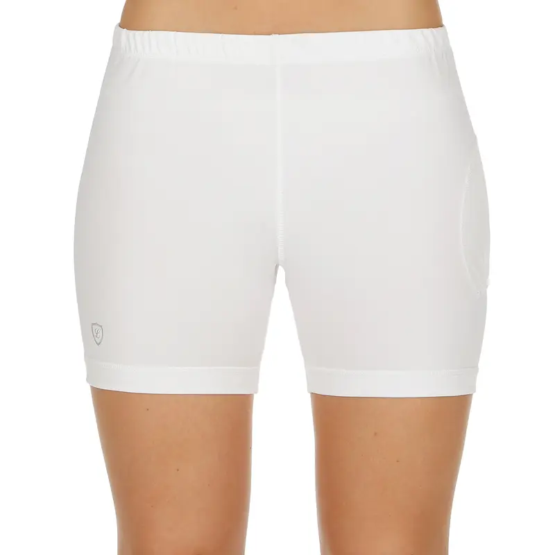 Short avec poche-balles Femmes - blanc, noir