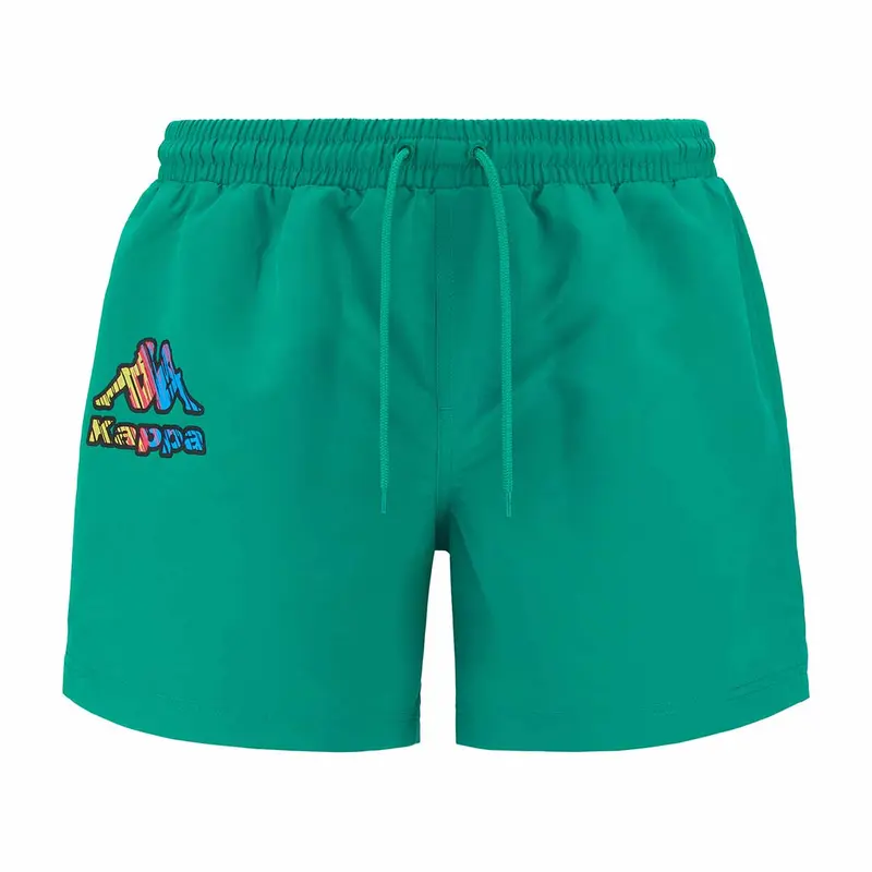 Short De Bain Logo Friogo Vert Homme