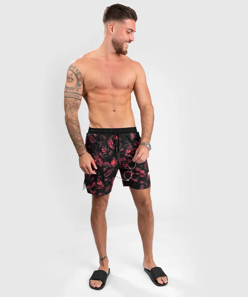 Short de Bain Venum Bali Jungle - Rouge